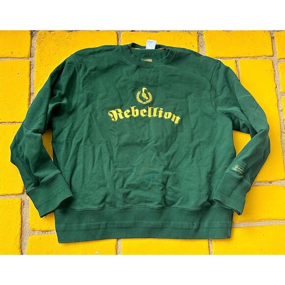 NIKE Men’s Rebellion Green Crewneck Sweatshirt Size XL - Picture 1 of 6
